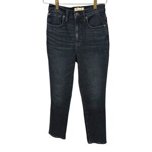 Madewell Women's Straight Leg Jeans in Deep Indigo